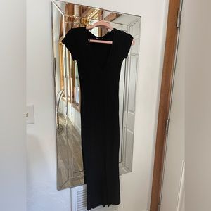 Zara cream midi dress size small